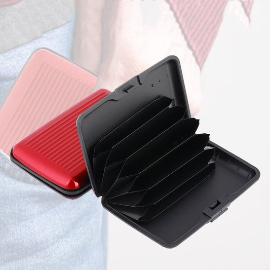 Wukusy waterproof plastic cardholder for home improvement, compact and durable for storing ID cards and credit cards.