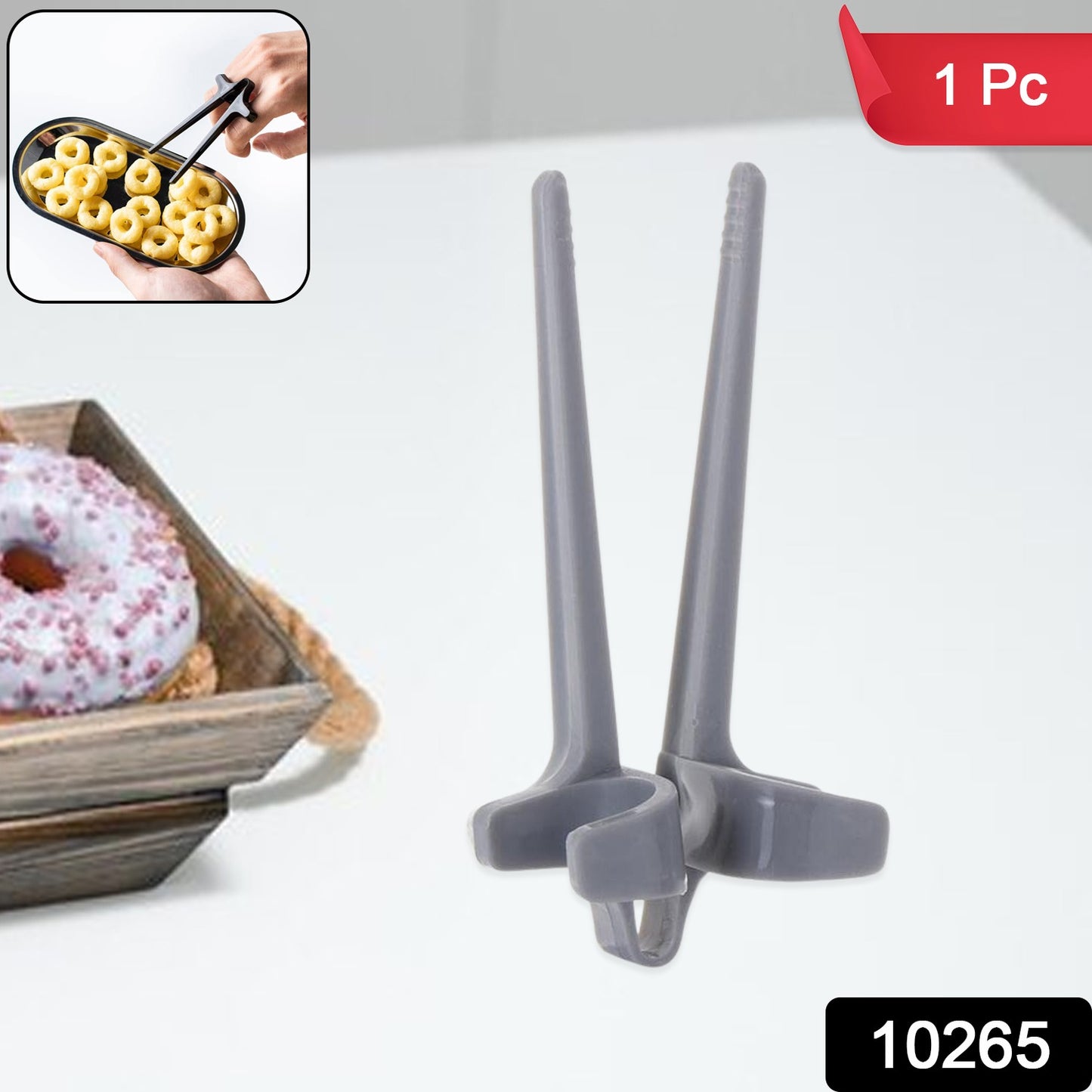 Wukusy plastic finger chopsticks for gamers snack clips, one piece, home improvement tool for easy snack handling.