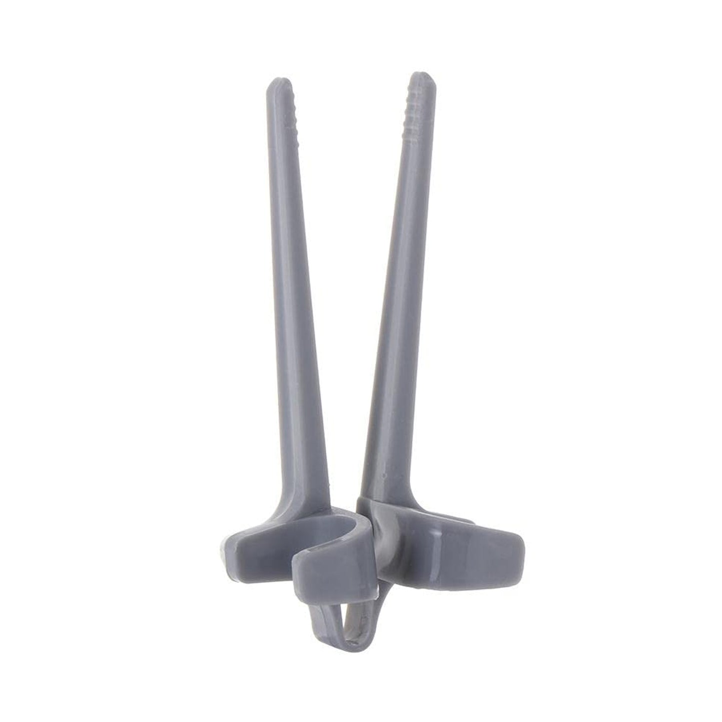 Wukusy plastic finger chopsticks for gamers, snack clips, single piece, used for convenient snacking during gaming sessions.