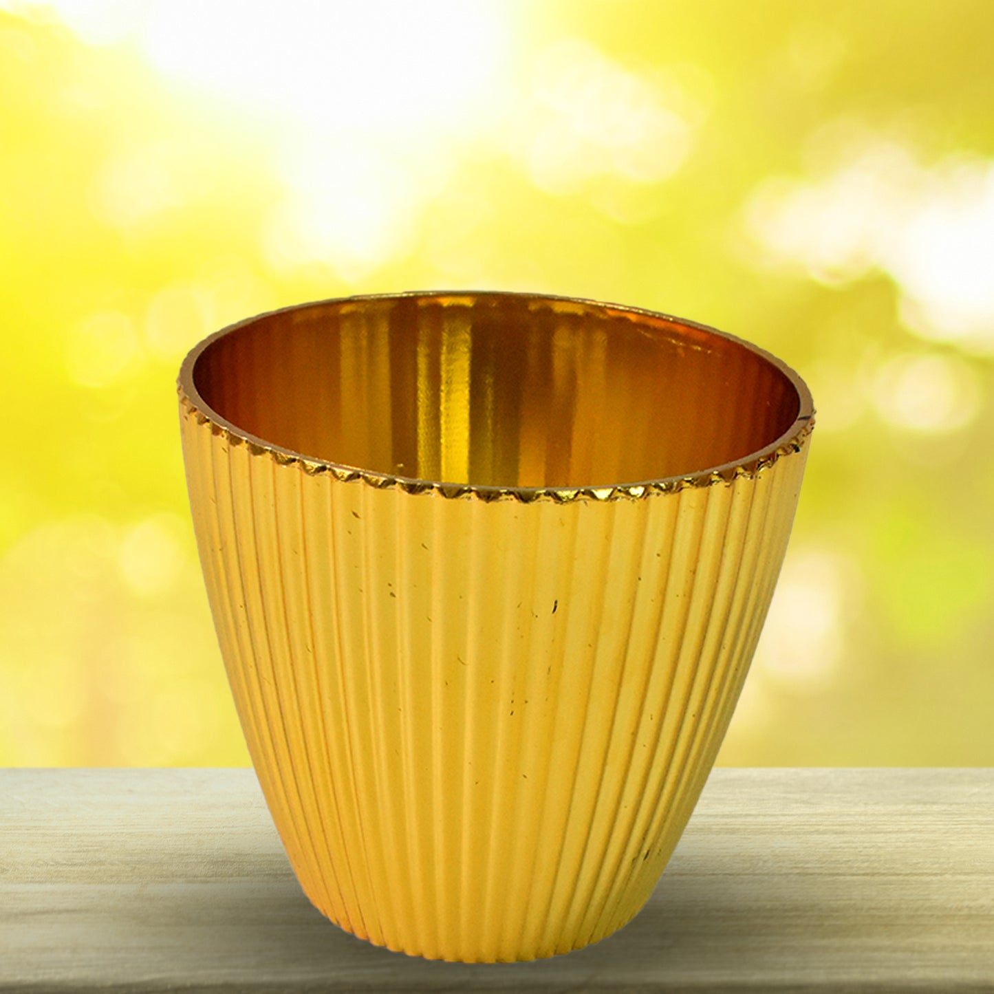 Wukusy plastic flower Valencia in a pot for home and outdoor decor, showcasing vibrant artificial flower arrangement.