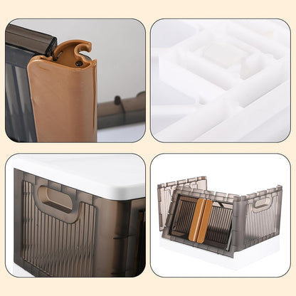 Wukusy plastic folding wardrobe storage organizer with one layer, designed for home improvement and closet organization.