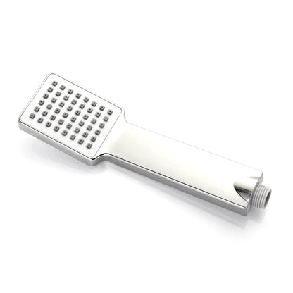 Wukusy plastic high-pressure handheld shower head for home improvement, showcasing the shower head with adjustable spray settings.