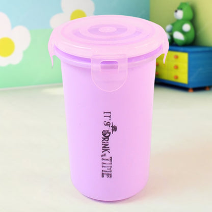 Wukusy plastic lunch box set for kids with small box and bottle, durable food storage containers for school meals.