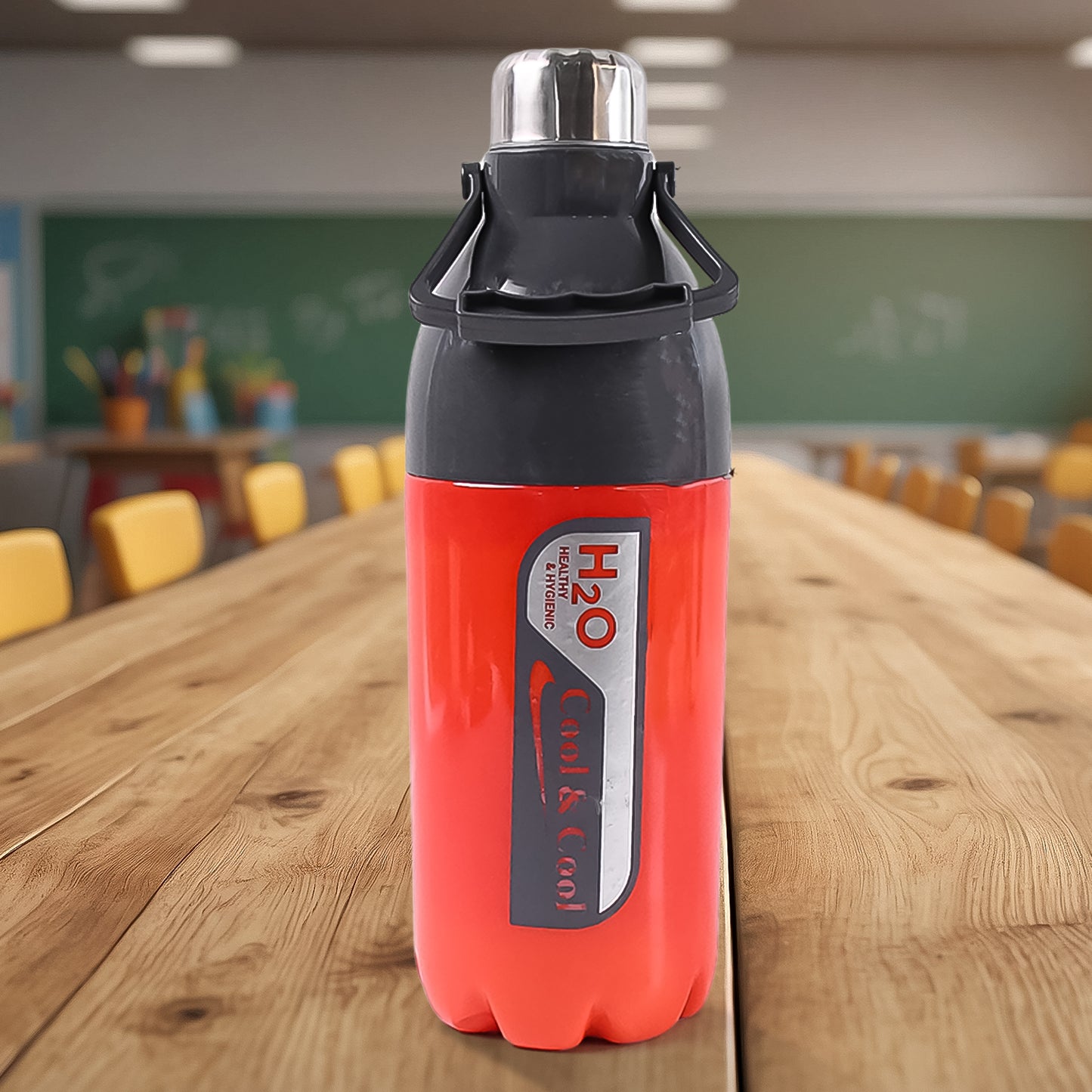 Wukusy 1400ml insulated plastic sports bottle with leakproof design, BPA-free, in mixed colors, ideal for hydration during activities.