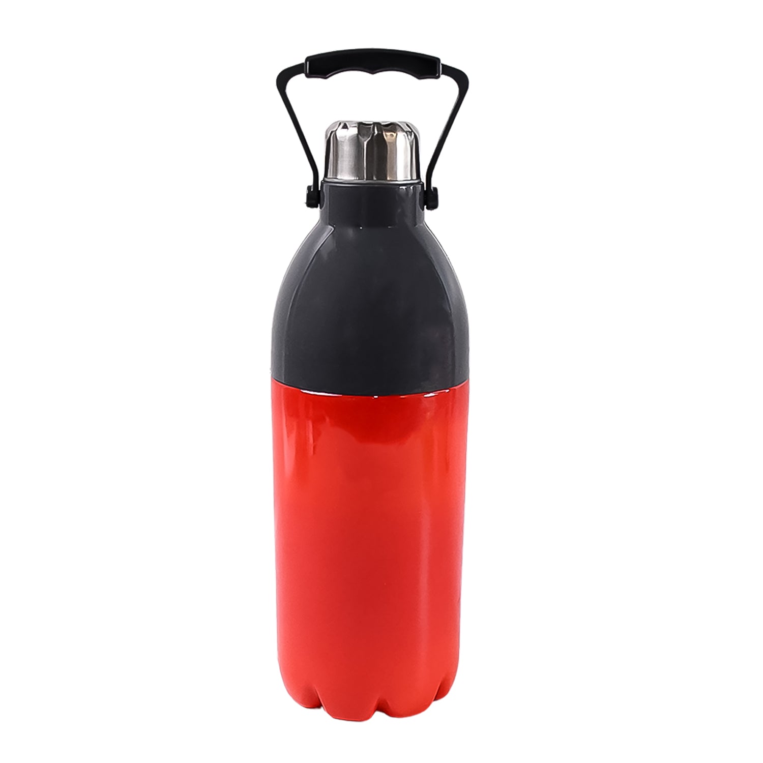 Wukusy insulated plastic sports bottle, 1400ml, leakproof and BPA-free, with a colorful mixed design for hydration.