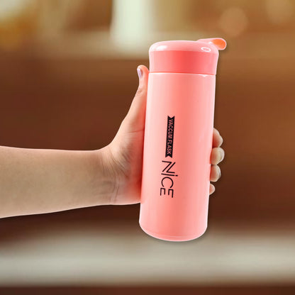Wukusy plastic vacuum flask bottle, 400ml capacity, durable home improvement drink container with insulated design.