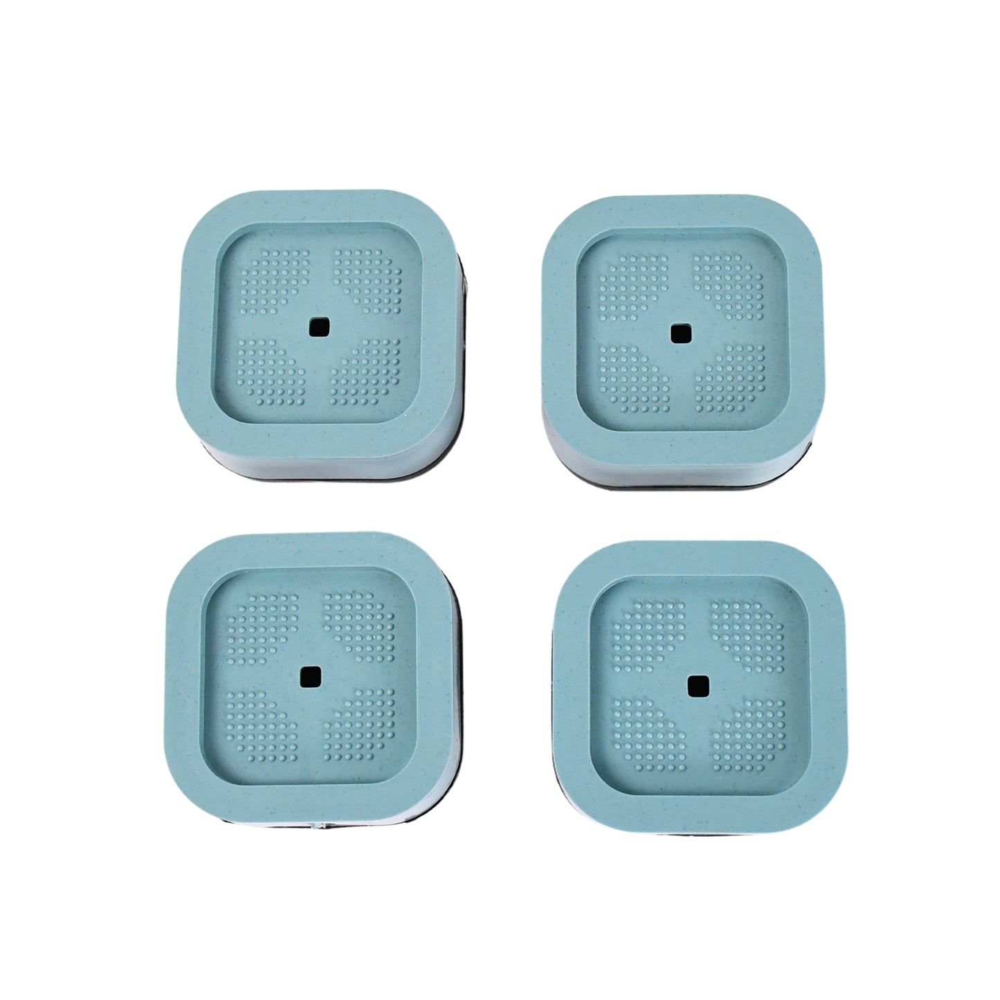 Set of 4 Wukusy plastic washing machine feet pads, durable home improvement accessories for stable appliance support.