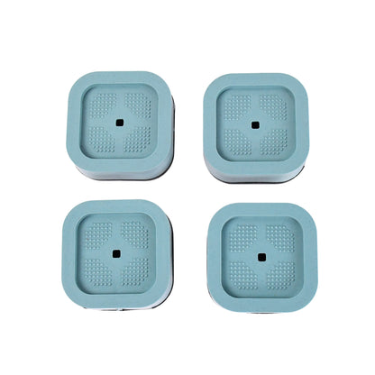 Set of 4 Wukusy plastic washing machine feet pads, durable home improvement accessories for stable appliance support.