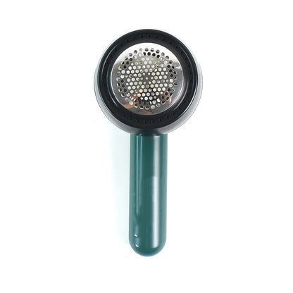 Wukusy portable lint remover with USB power cable for home improvement, shown with lint removal head and cord.