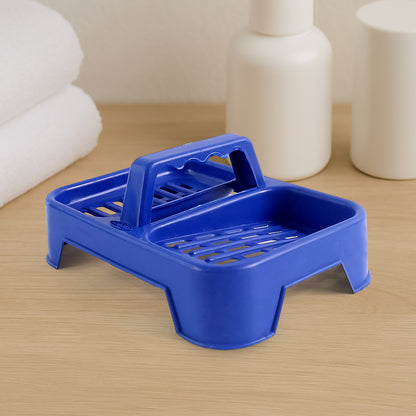 Wukusy Premium 2-in-1 Double Soap Dish Stand for bathroom or kitchen, durable home improvement accessory with dual soap compartments.