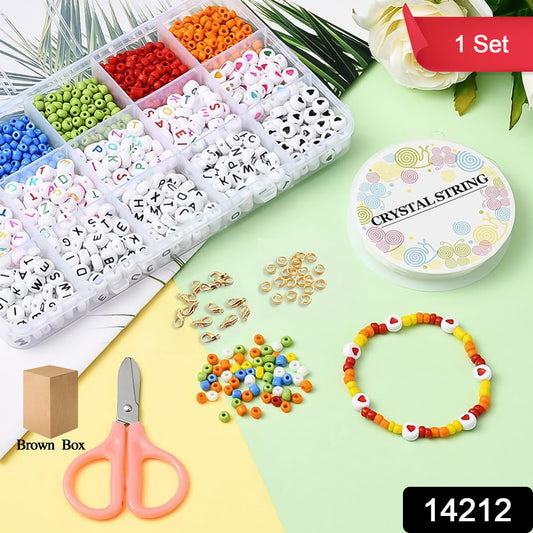 Wukusy premium DIY bracelet making kit with colorful beads and tools for home jewelry crafting projects.