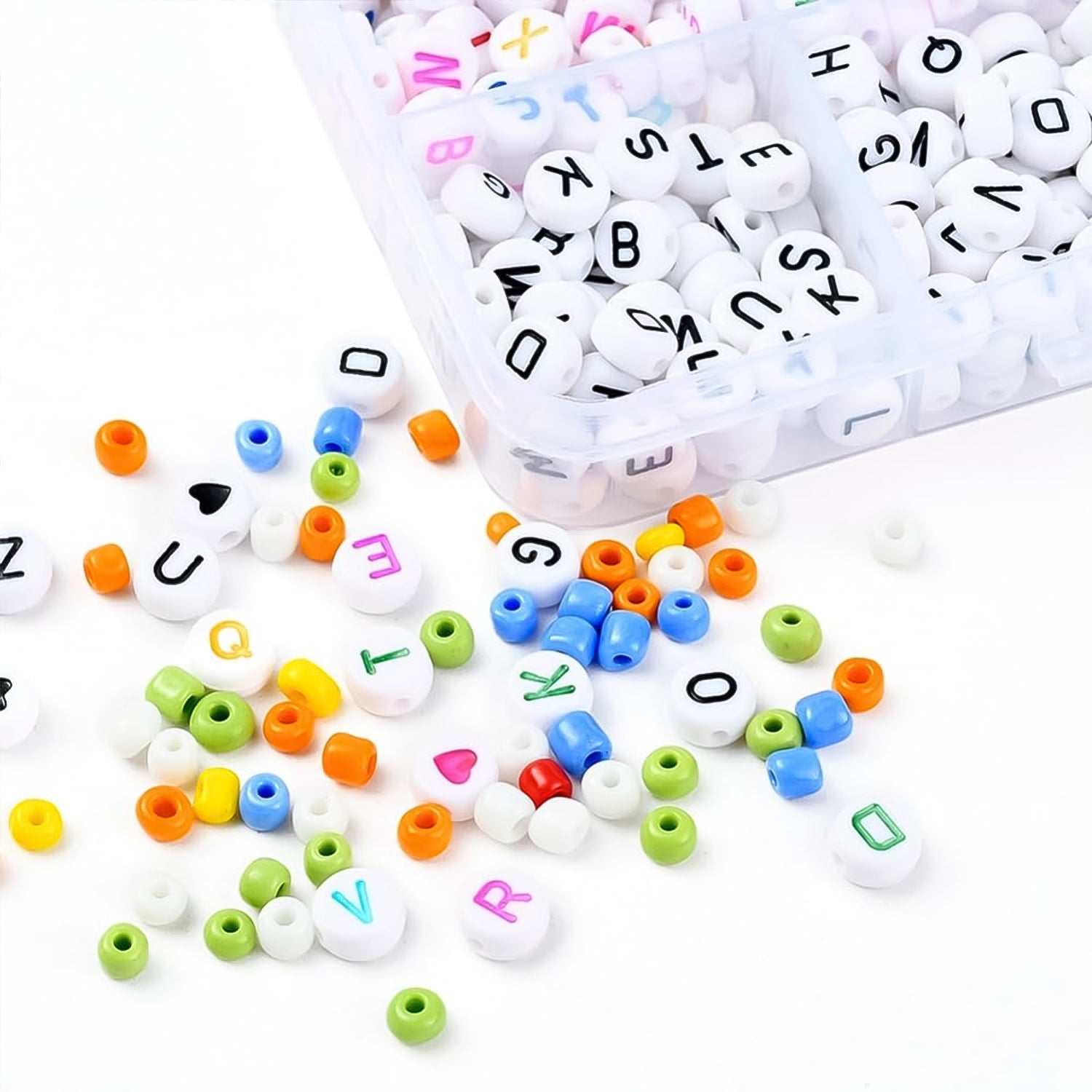 Wukusy premium DIY bracelet making kit with colorful beads and string, ideal for home jewelry crafting projects.