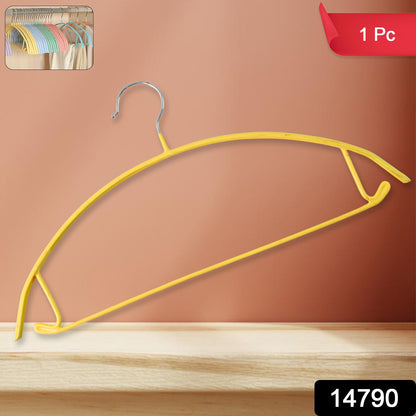 Wukusy premium heavy-duty metal clothes hanger with sturdy hook for versatile clothing storage in home improvement setting