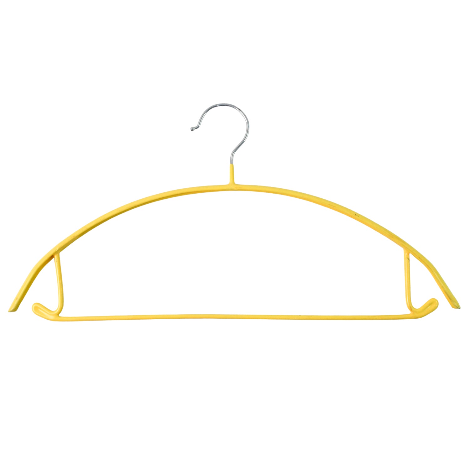 Wukusy heavy-duty metal clothes hanger with a sturdy hook, ideal for hanging clothes in home improvement projects.