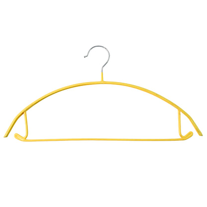 Wukusy heavy-duty metal clothes hanger with a sturdy hook, ideal for hanging clothes in home improvement projects.