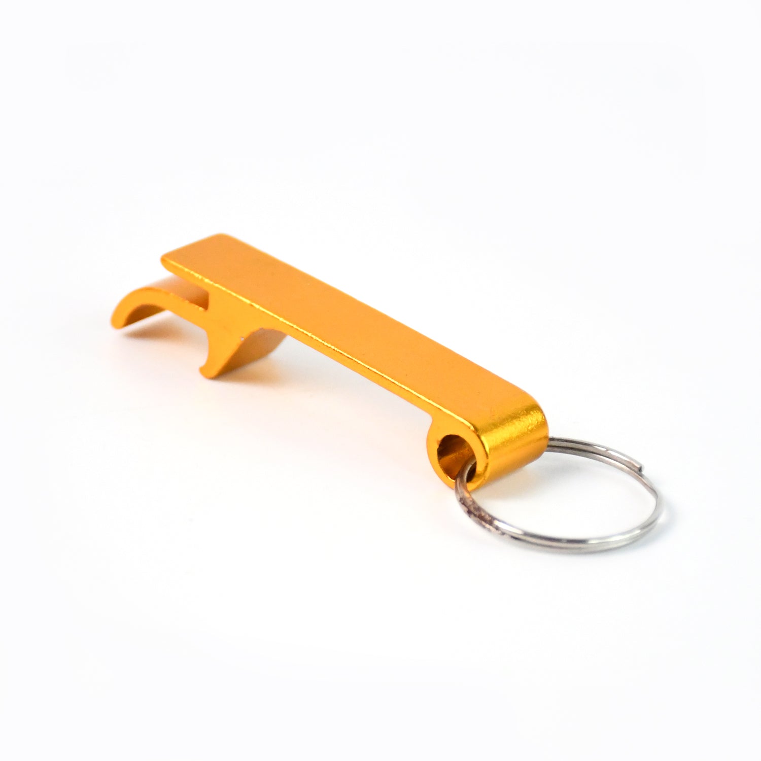 Stainless steel Wukusy premium metal keychain with a durable key ring for home improvement or everyday use.