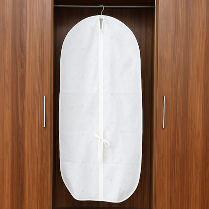 Wukusy premium non-woven garment storage cover, 70x140 cm, for clothing protection and closet organization.