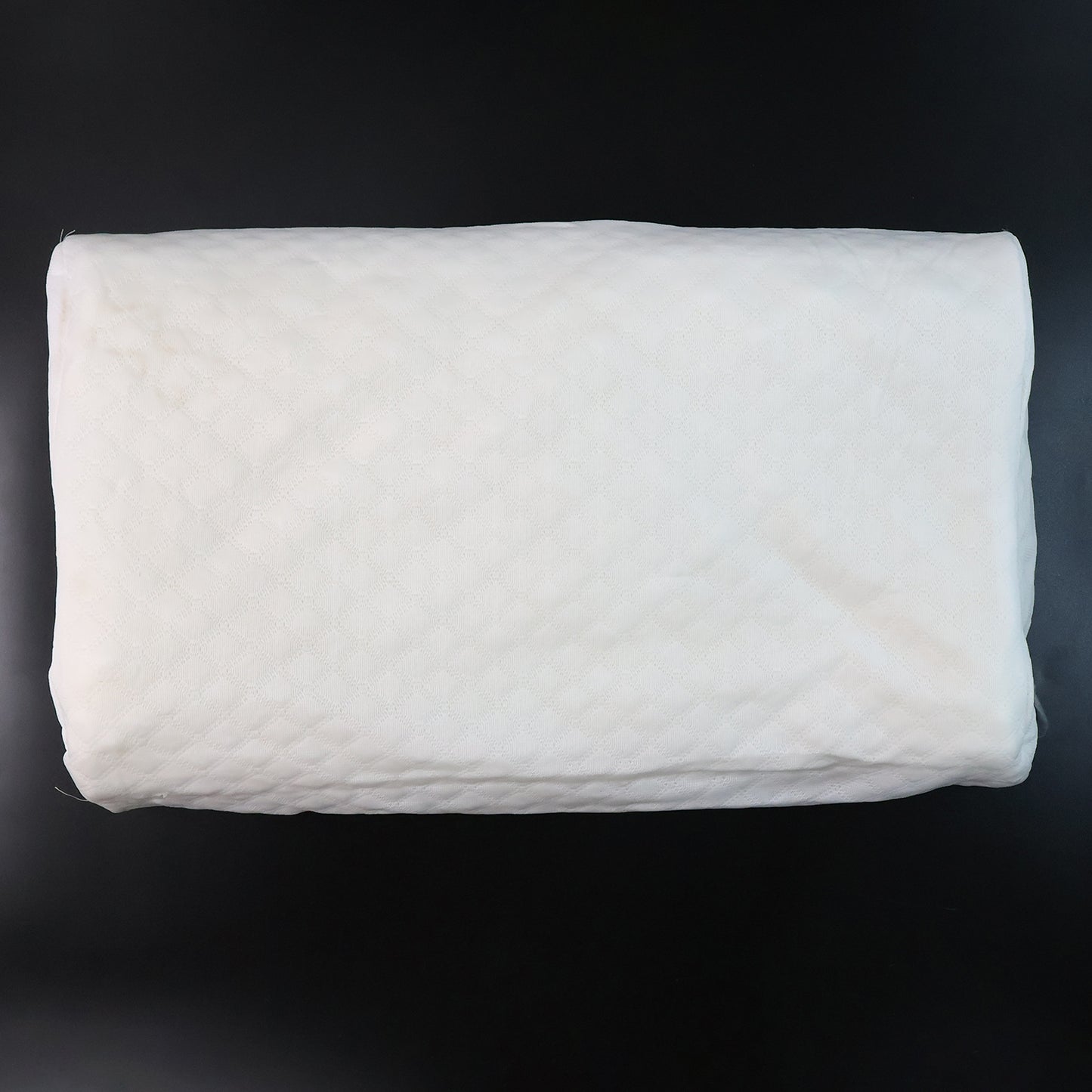 Wukusy premium orthopedic memory foam cervical pillow in white, 48x27cm, designed for neck support and comfort.