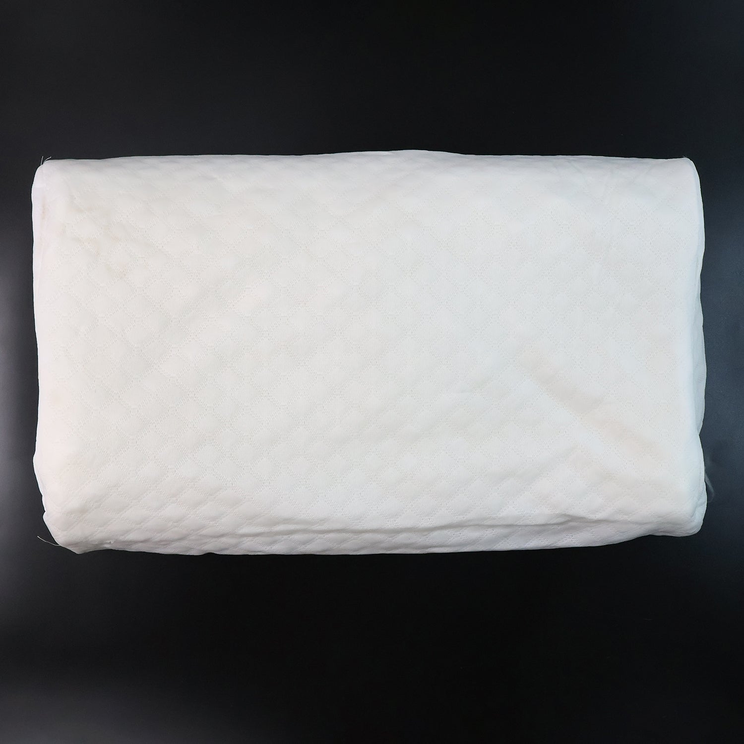 Wukusy premium orthopedic memory foam cervical pillow in white, 48x27cm, designed for neck support and comfort.