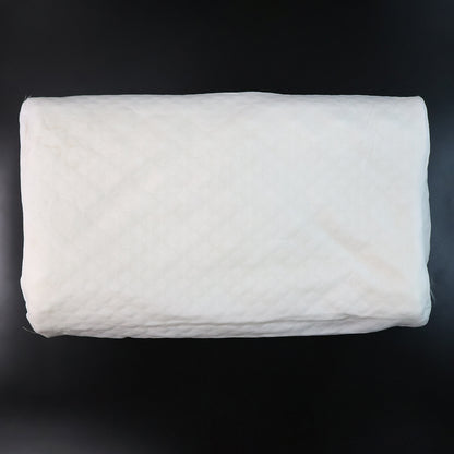Wukusy premium orthopedic memory foam cervical pillow in white, 48x27cm, designed for neck support and comfort.