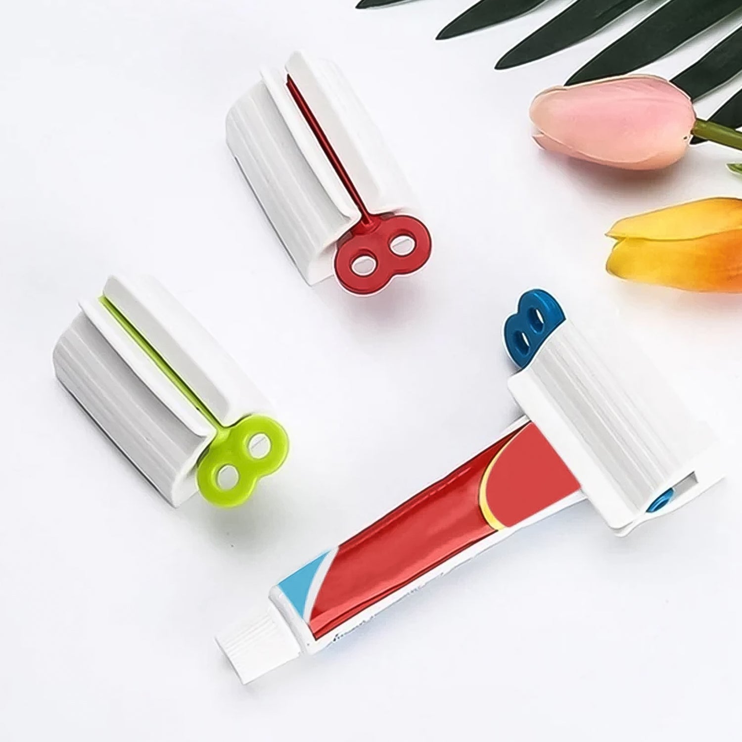 Set of 10 Wukusy plastic tube squeezer dispensers, ideal for home improvement and precise product dispensing.