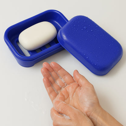 Wukusy premium rectangular plastic soap case for home improvement, designed to hold soap securely and keep it dry.