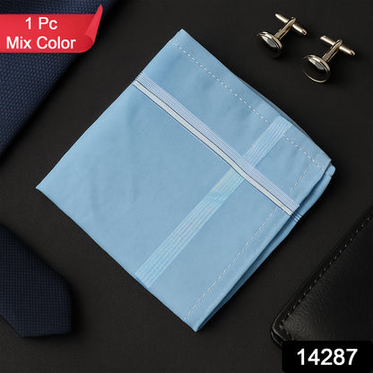 Soft cotton men's handkerchief by Wukusy, 40x40 cm, perfect for home improvement and everyday use.