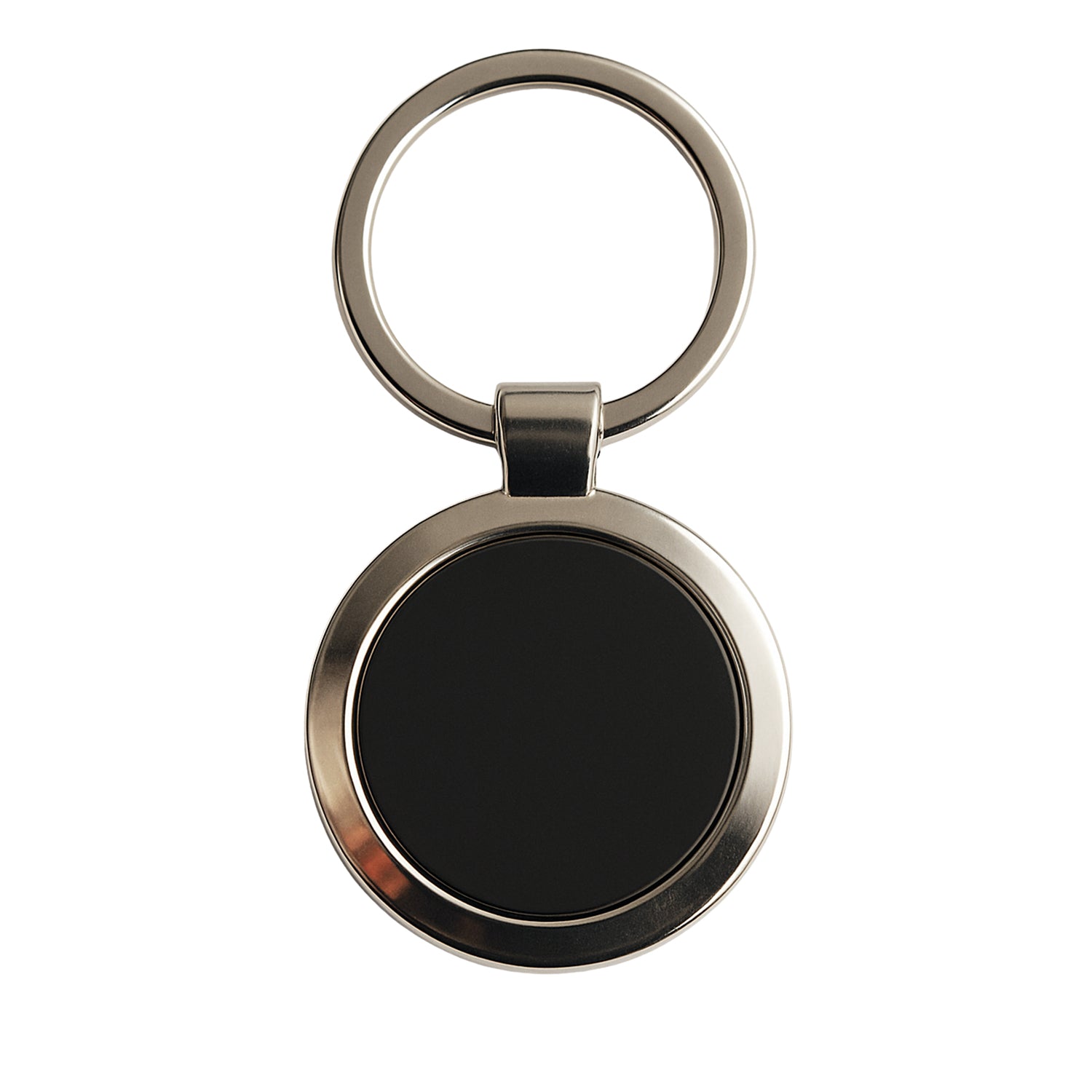 Wukusy premium round metal keychain, durable home improvement accessory with a sleek circular design and polished finish.
