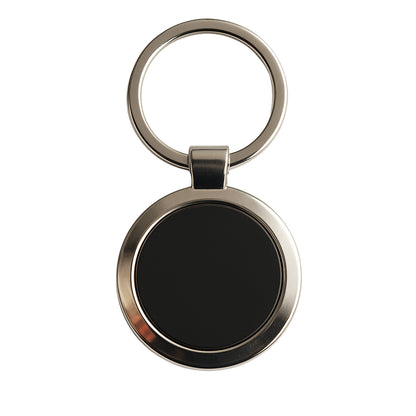 Wukusy premium round metal keychain, durable home improvement accessory with a sleek circular design and polished finish.
