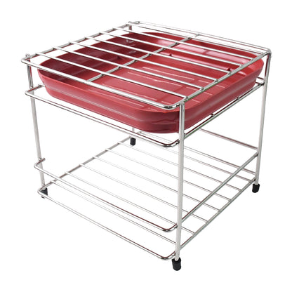 Wukusy premium stainless steel multipurpose utensils storage stand set for organized kitchen and home improvement.