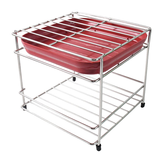 Wukusy premium stainless steel multipurpose utensils storage stand set for organized kitchen and home improvement.