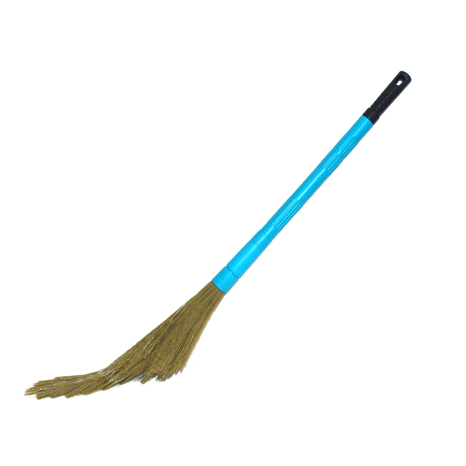 Wukusy Pro Clean expandable floor broom with plastic handle, ideal for home cleaning and floor sweeping.