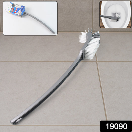 Wukusy Pro Clean long handle toilet cleaning brush with sturdy bristles for effective bathroom cleaning.
