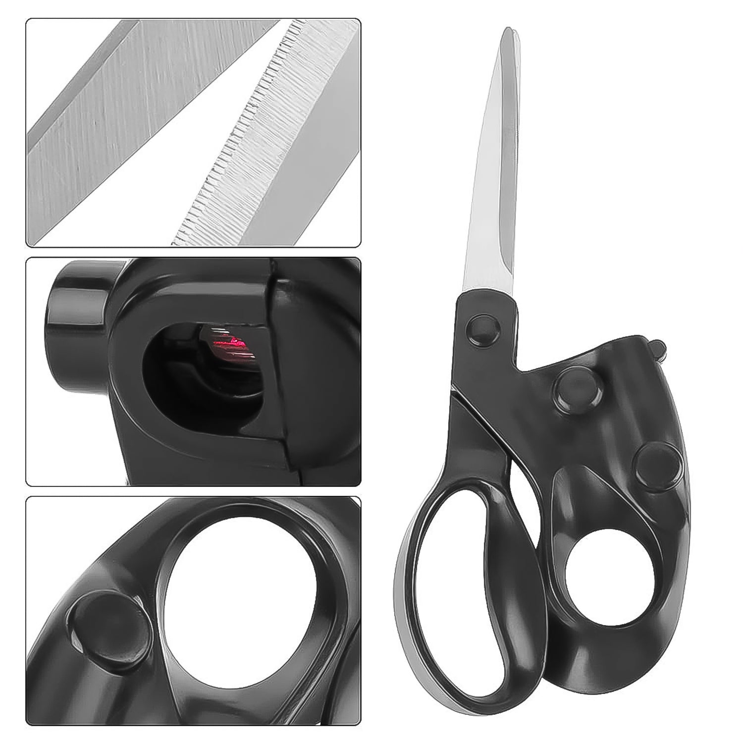 Wukusy professional laser scissors for home improvement, featuring precise cutting blades and ergonomic design.