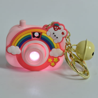 Wukusy home improvement projective camera keychain with mixed design, compact accessory for keys or bags.