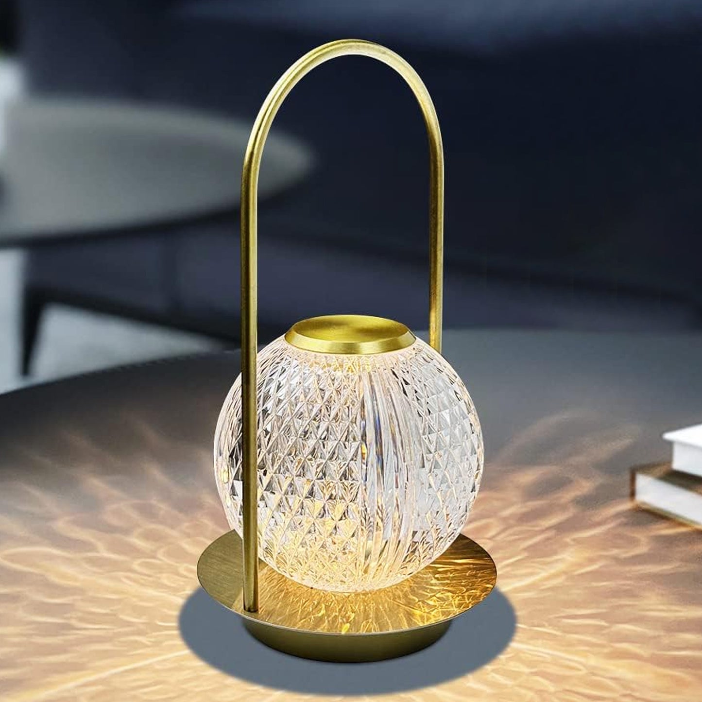 Wukusy rechargeable LED touch lamp, 7W with 1800mAh battery, ideal for home lighting and improvement.