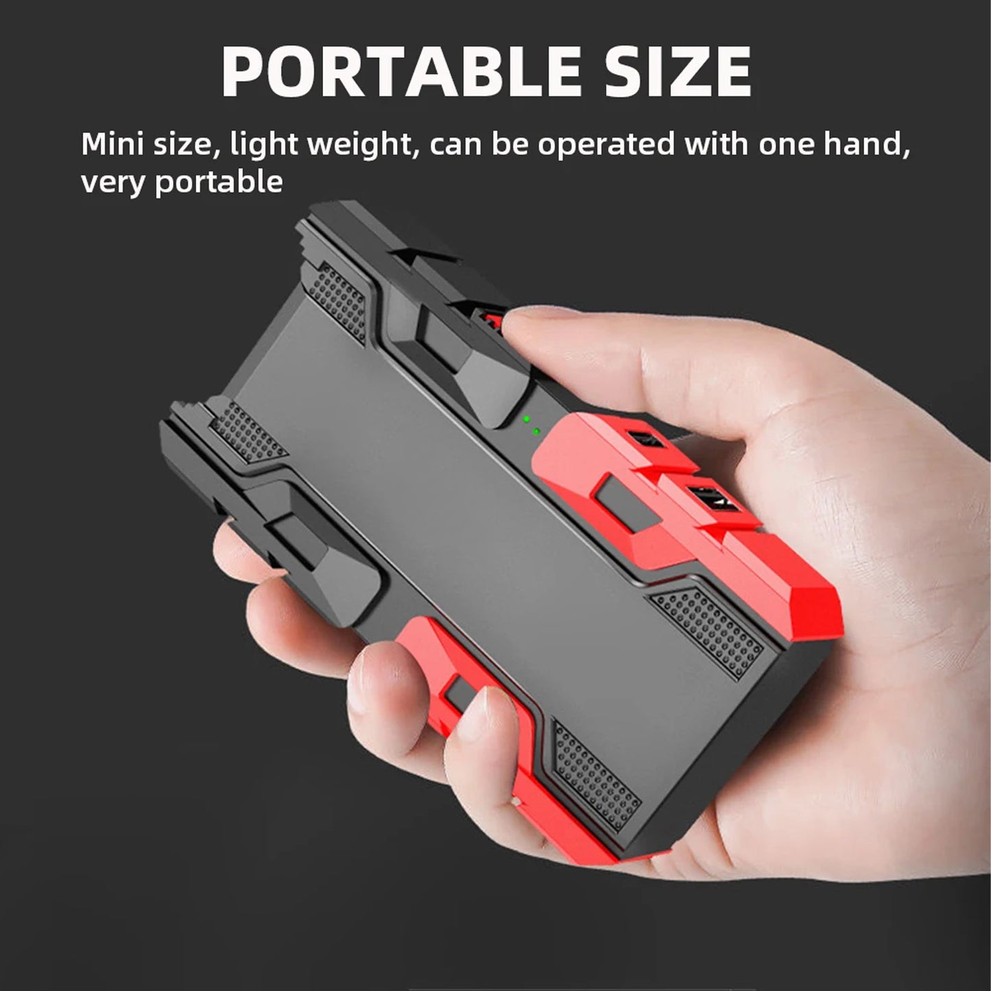 Wukusy rechargeable mini LED flashlight with power bank, three modes, compact home improvement tool, portable and versatile.