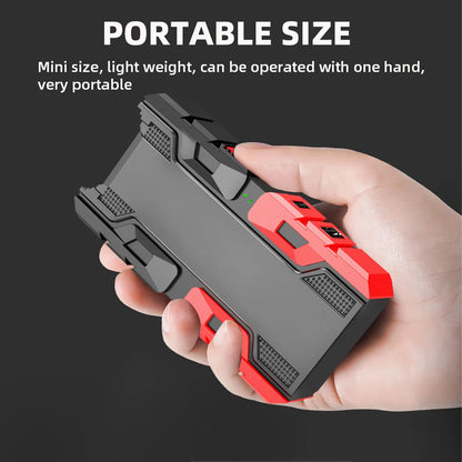 Wukusy rechargeable mini LED flashlight with power bank, three modes, compact home improvement tool, portable and versatile.