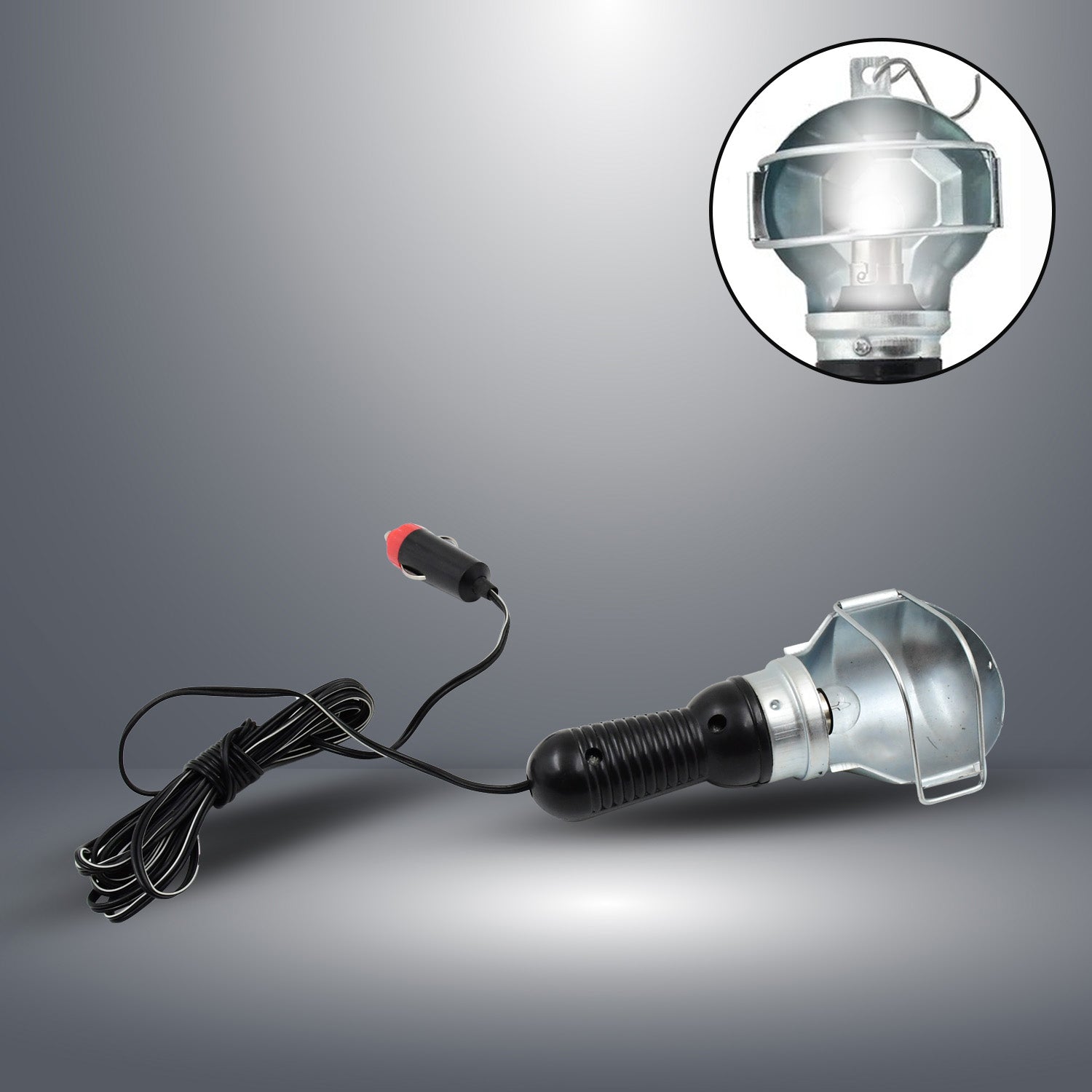 Wukusy repair light lamp for construction and renovation work, handheld work lamp with adjustable brightness for nighttime repairs.