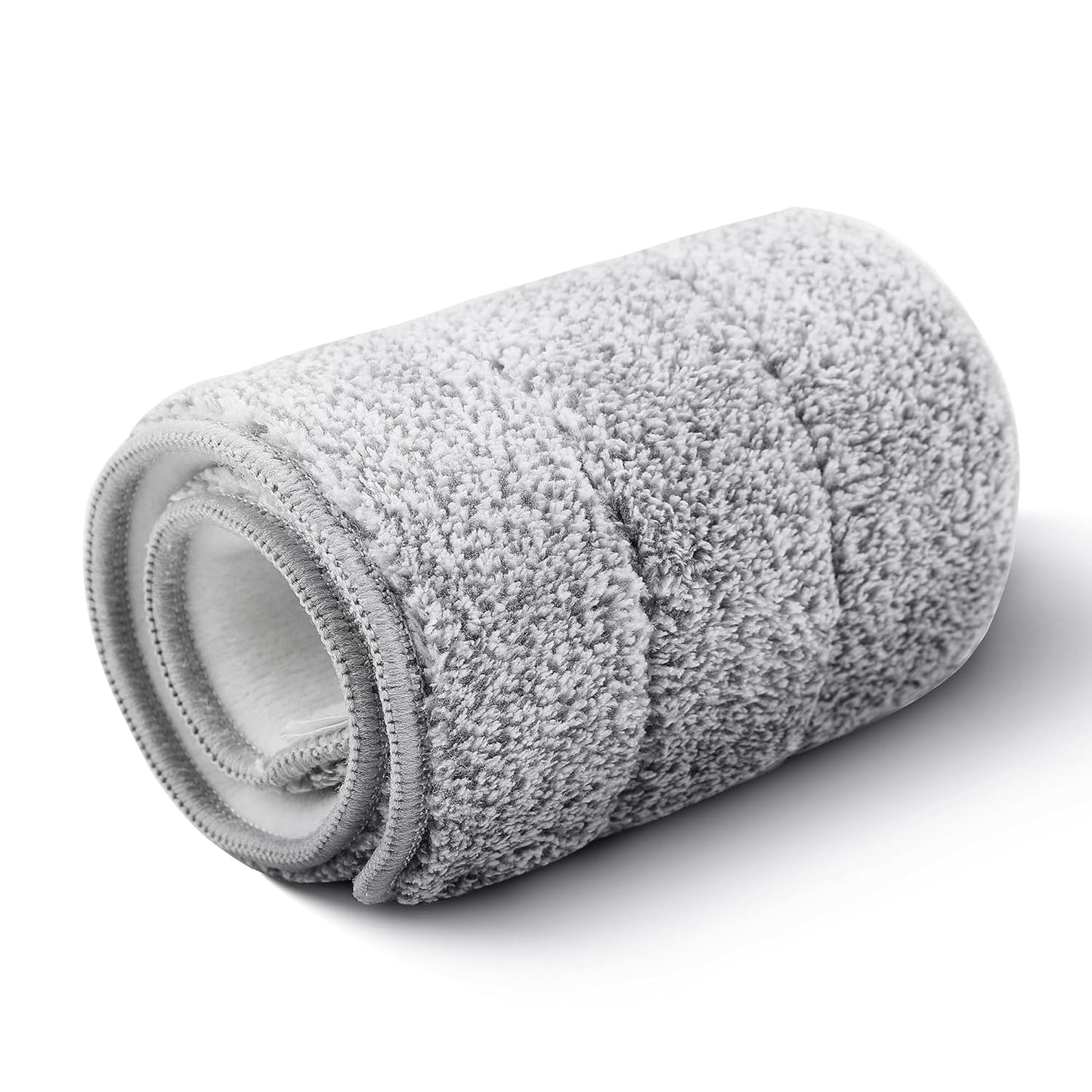Wukusy reusable microfiber mop pad replacement for home cleaning, soft and absorbent for effective floor mopping.