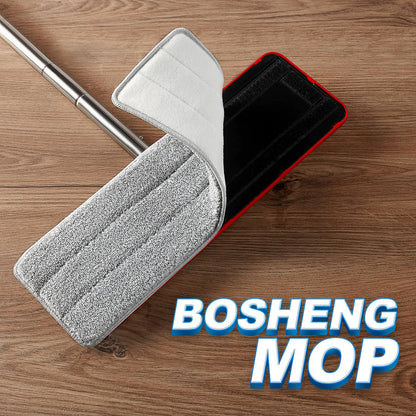 Wukusy reusable microfiber mop pad replacement for home improvement, soft and absorbent cleaning cloth for mopping floors.