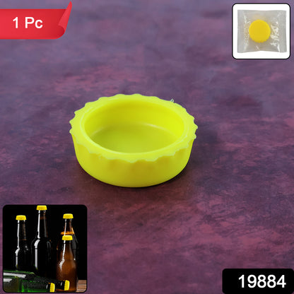 Wukusy reusable silicone bottle cap cover, home improvement, fits standard bottles, flexible and airtight for sealing.