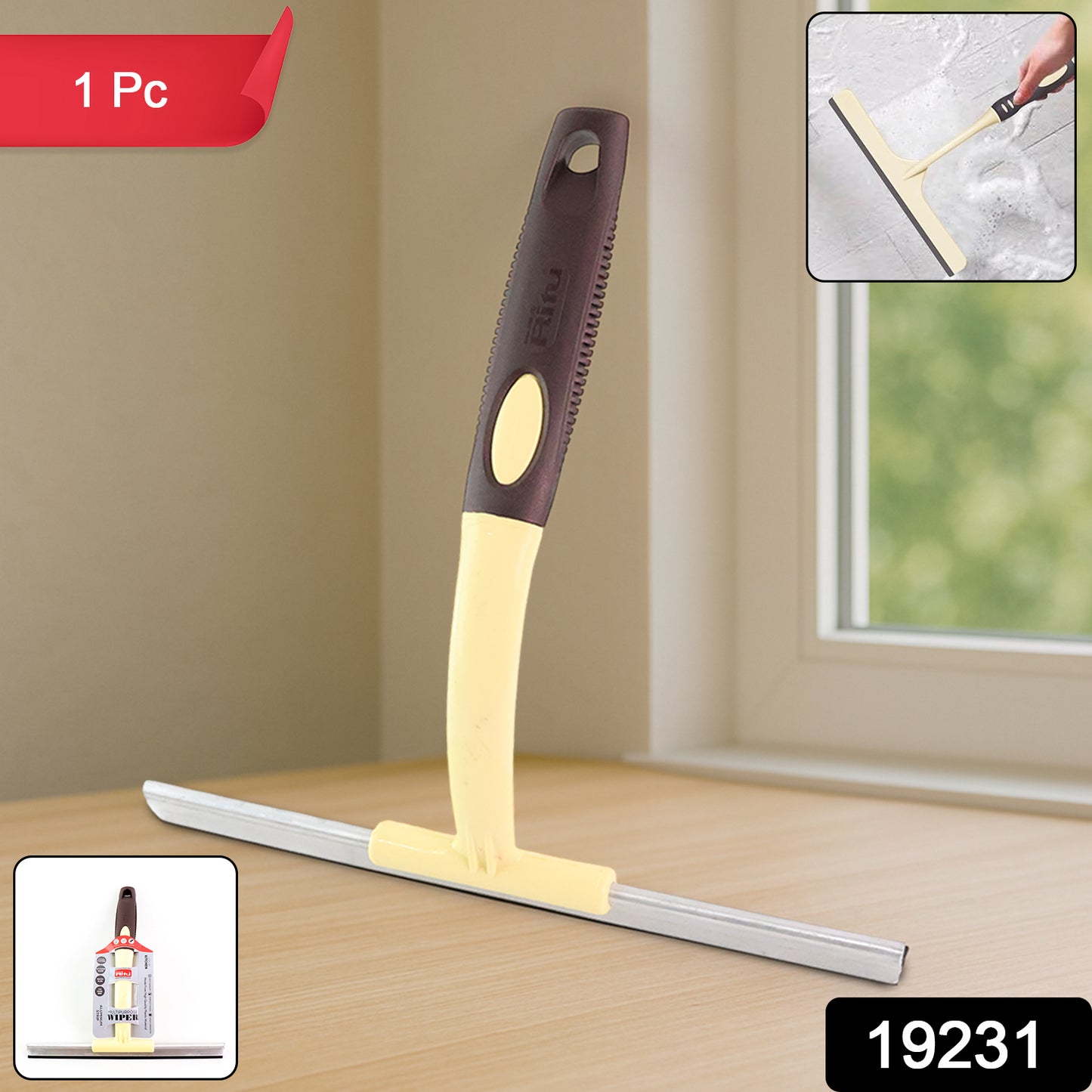 Wukusy Ritu Premium Window Glass Wiper for efficient cleaning of home windows, featuring a durable and ergonomic design.