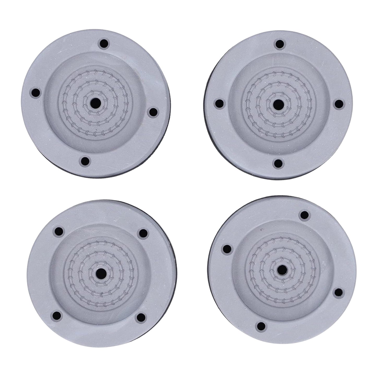 Set of four Wukusy round washing machine support pads for home improvement, providing stability and vibration reduction.