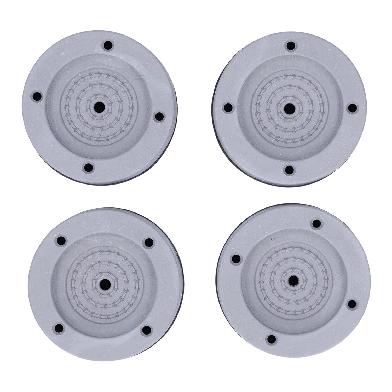 Set of four Wukusy round washing machine support pads for home improvement, providing stability and vibration reduction.