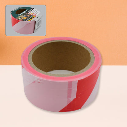 Wukusy safety warning tape for construction barriers, non-adhesive, 100m x 5cm rolls for home improvement and safety.