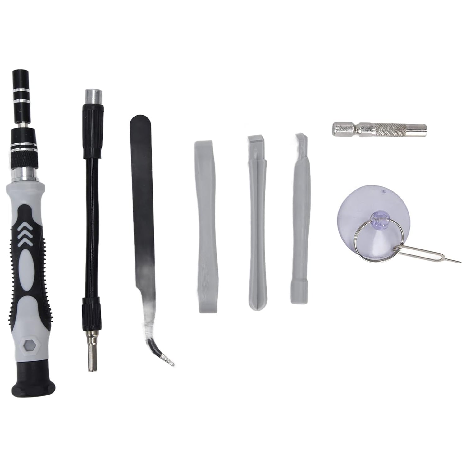 Wukusy electronic screwdriver repair toolkit with 117 pieces for laptops, mobile phones, and electronic device repair.