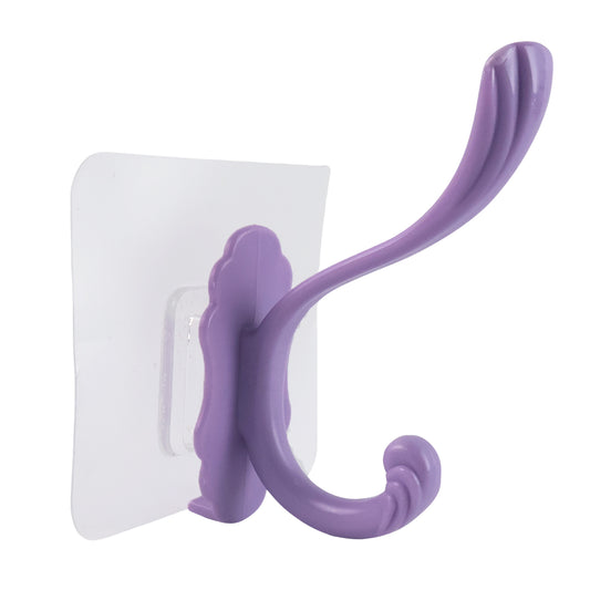 Heavy-duty decorative wall hook by Wukusy, self-adhesive home improvement hook for hanging items on walls.