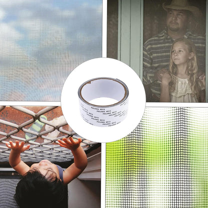 Wukusy self-adhesive mosquito net repair tape roll, 2m x 5cm, for home improvement and mosquito net patching.