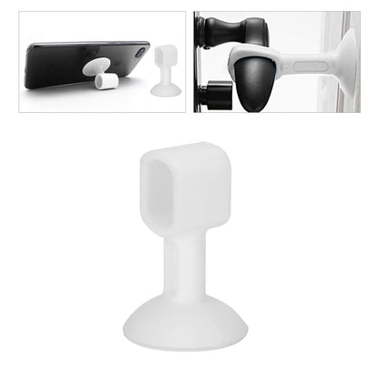 Wukusy self-sucking silicone door stopper in mixed colors, portable home improvement accessory for securing doors.